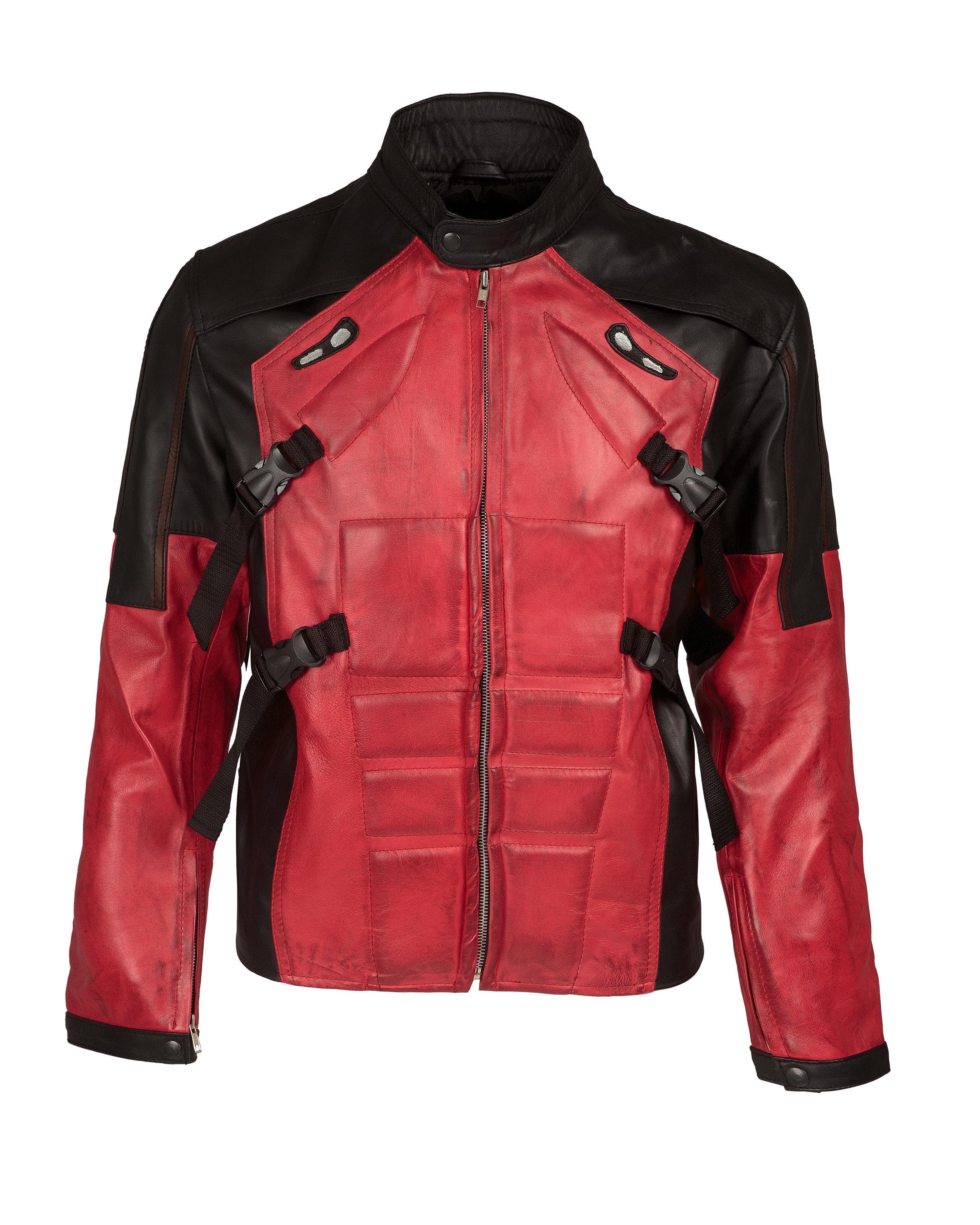 Wade Cosplay Themed Leather Jacket Designed and Handcrafted by Ox and Bulls