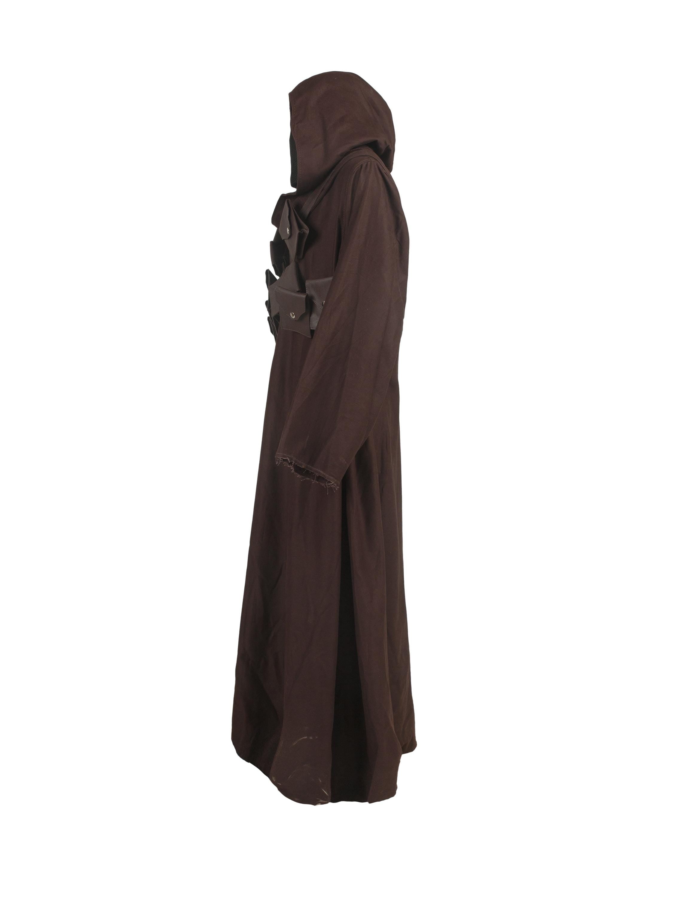 The Jedi Cloak Handcrafted Desert Nomad Cloak with Leather Chest Straps - Ox and Bulls Exclusive