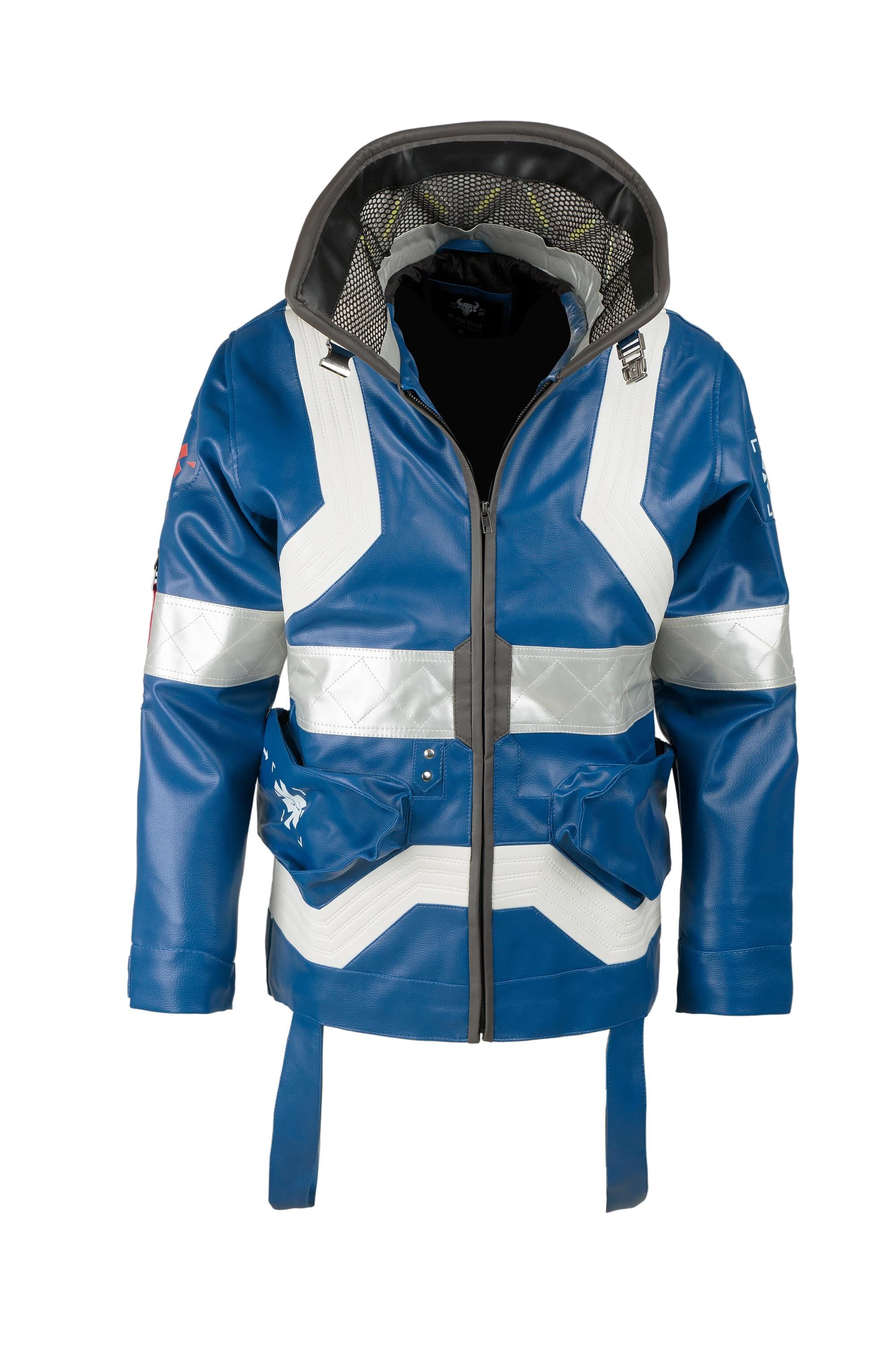 Custom Cybernetic 2077 Jacket – David Martinez Inspired Cosplay, LED Lights