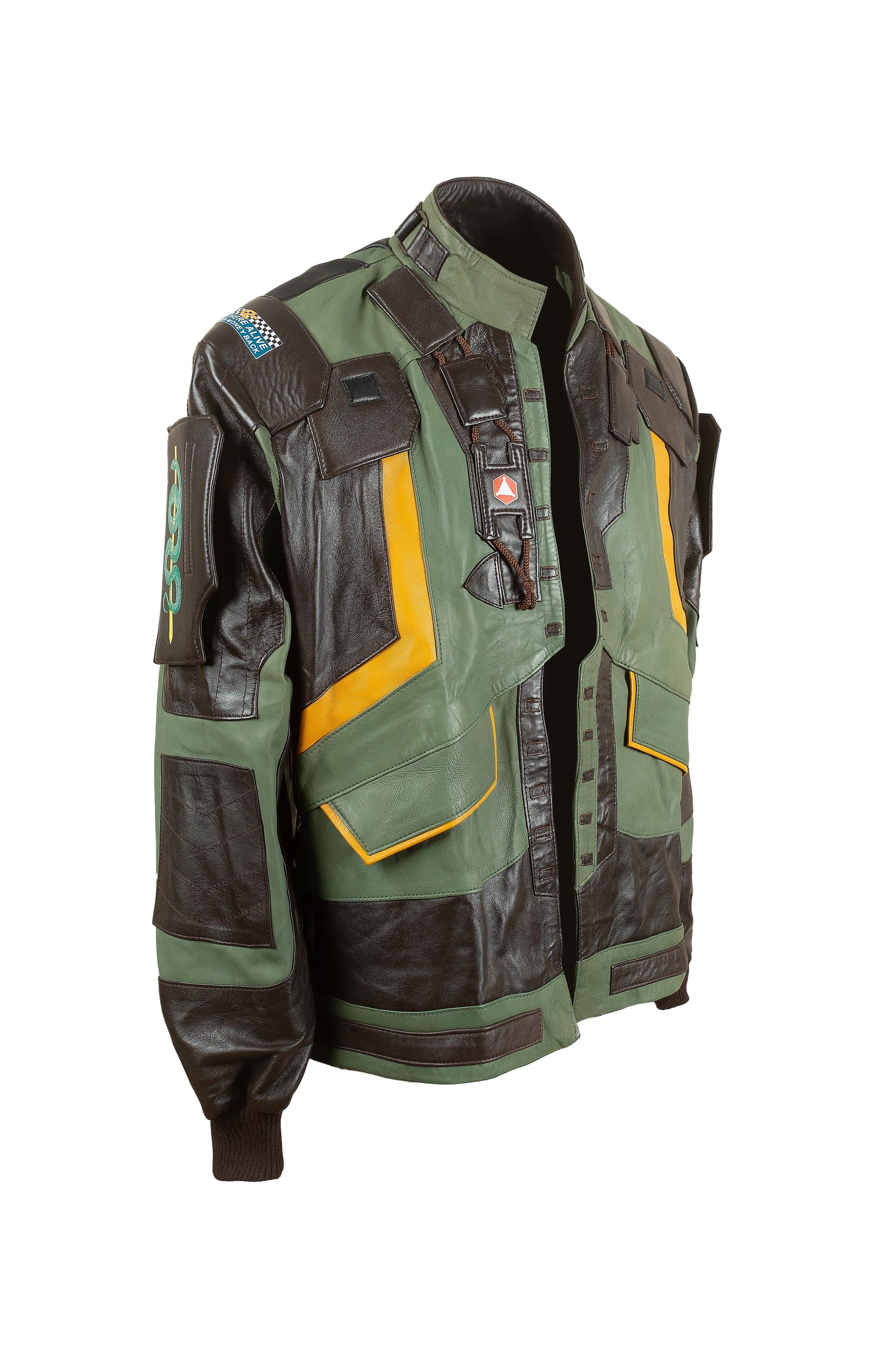 Handmade Old Edge Runners 6th Street Gang Cosplay leather Jacket