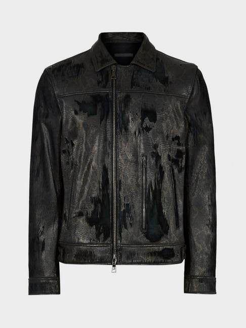 Handmade Sheep Skin Slim Fit Moto Jacket