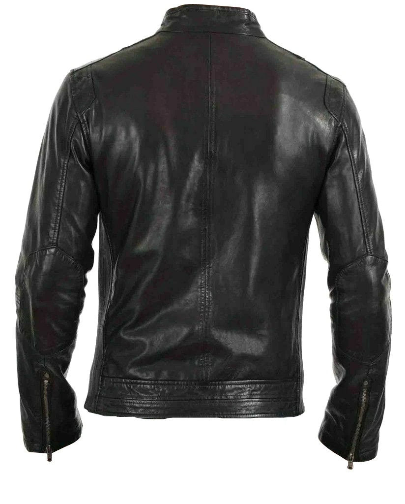 Handmade Arthur Classic Moto Leather Jacket – Oxandbullsleather