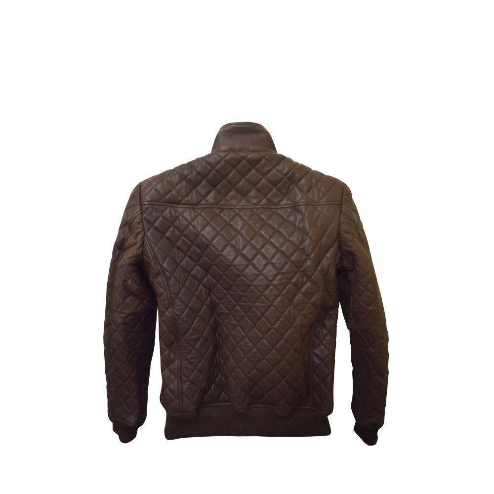 Handmade Edmund's Brown Checkered Jacket