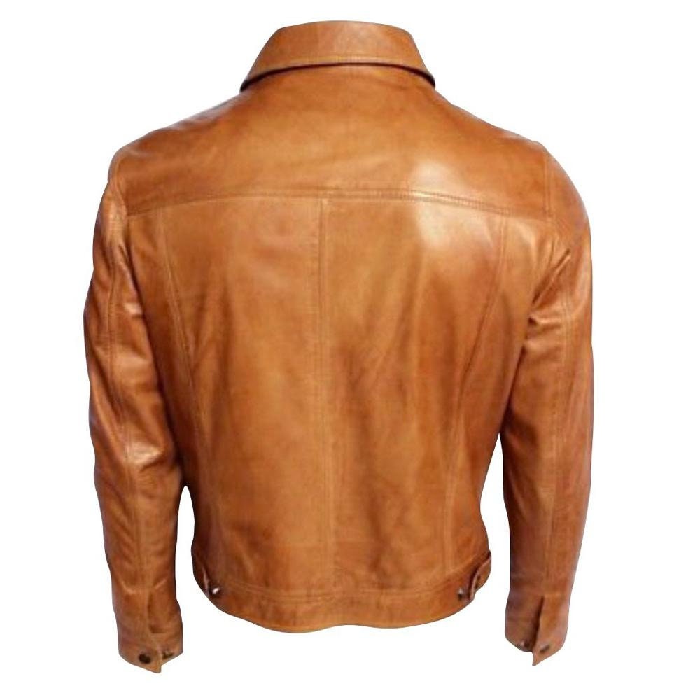 Handmade  Glovers Tan Leather Shirt