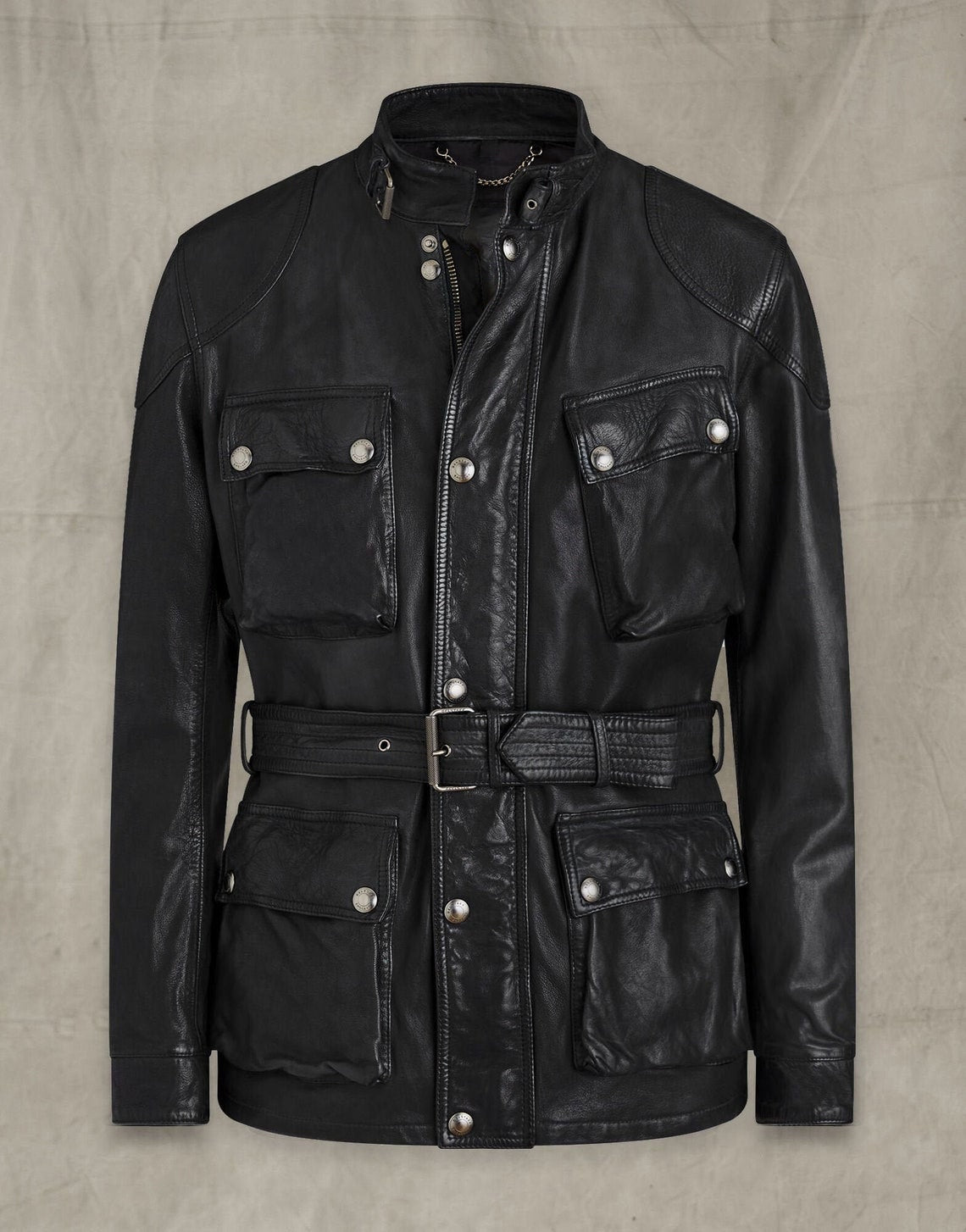 Handmade Trialmasters Panthera Lambskin Jacket