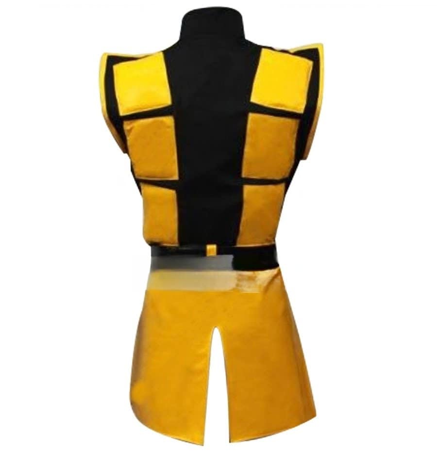 Handmade Scorpion Mortal Kombat Cosplay Vest and Outfit.